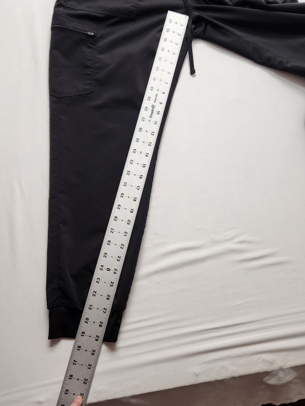 ⭐️Scrubstar BLACK Jogger Scrub Pants Size Large Performance Stretch Cargo Pocket - Picture 7 of 13